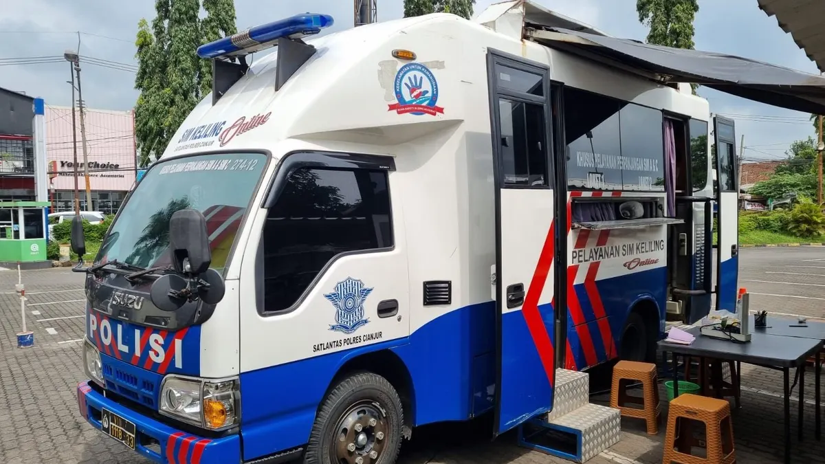 Berikut jadwal dan lokasi SIM keliling untuk wilayah Jakarta Rabu 8 Juni 2022.