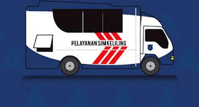 Ilutrasi SIM Keliling di Jakarta 23 Mei 2022