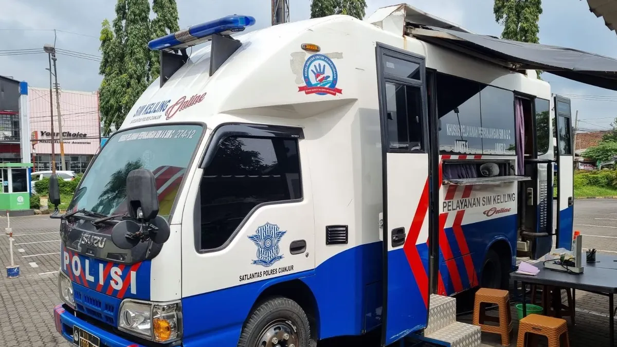 Jadwal SIM keliling. Layanan SIM Keliling bisa dimanfaatkan di 5 lokasi di Jakarta.