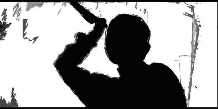 Ilustrasi pembacokan seorang perempuan.