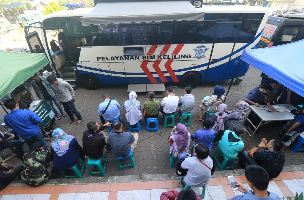 Jadwal SIM keliling Bandung hari ini. Ilustrasi.