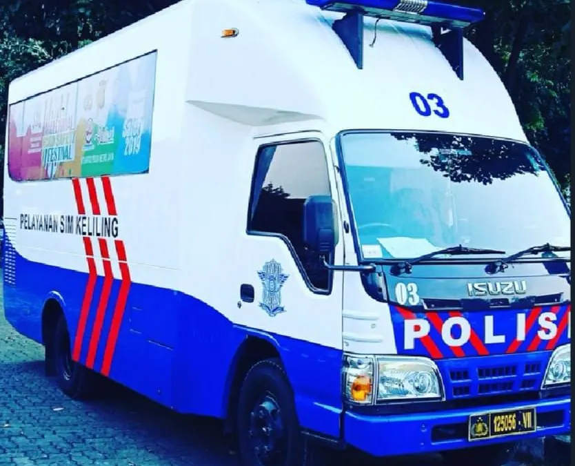 Ilustrasi bus SIM Keliling yang dioperasikan Ditlantas Polda Metro Jaya.