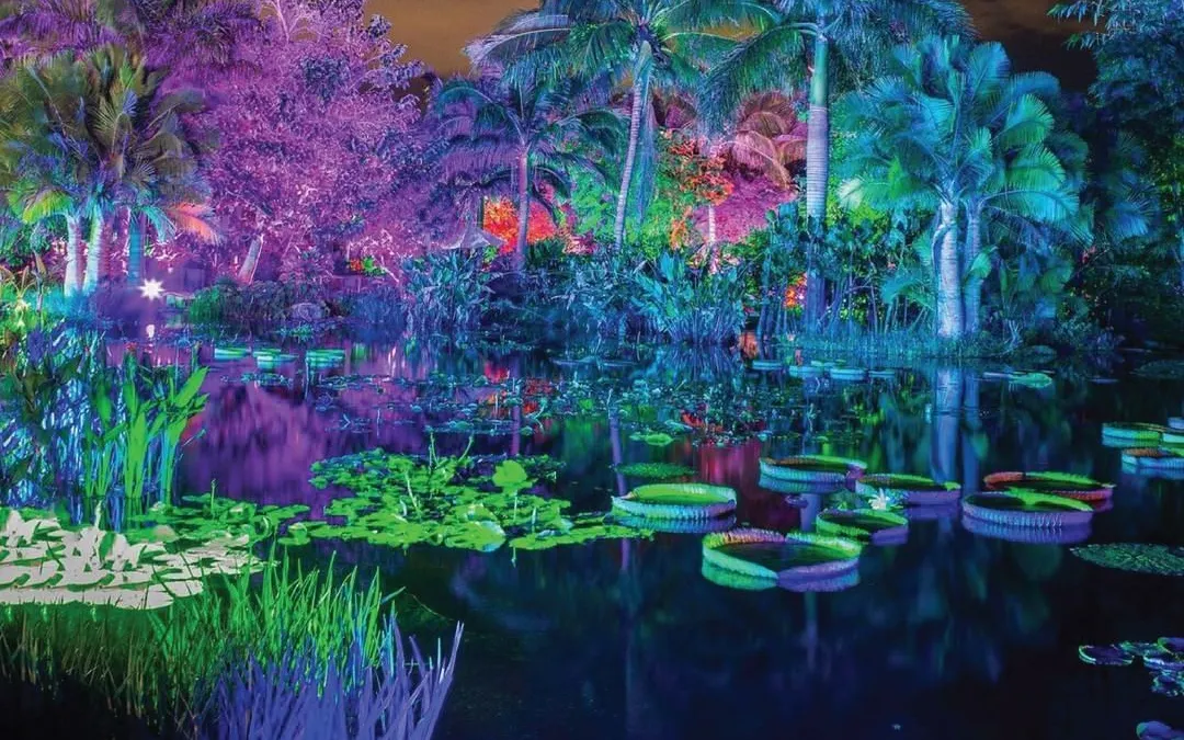 Ilustrasi: Rencana Pembukaan Wisata Malam Kebun Raya Bogor Ditentang Para Pendahulu Kebun Raya Bogor. (Dok Instagram Glow Kebun Raya)