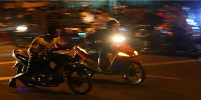 Ilustrasi balapan liar. Polda Metro Jaya mulai Minggu (16/1/2022) akan memulai latihan bersama bagi para pebalap liar di Street Race Ancol.