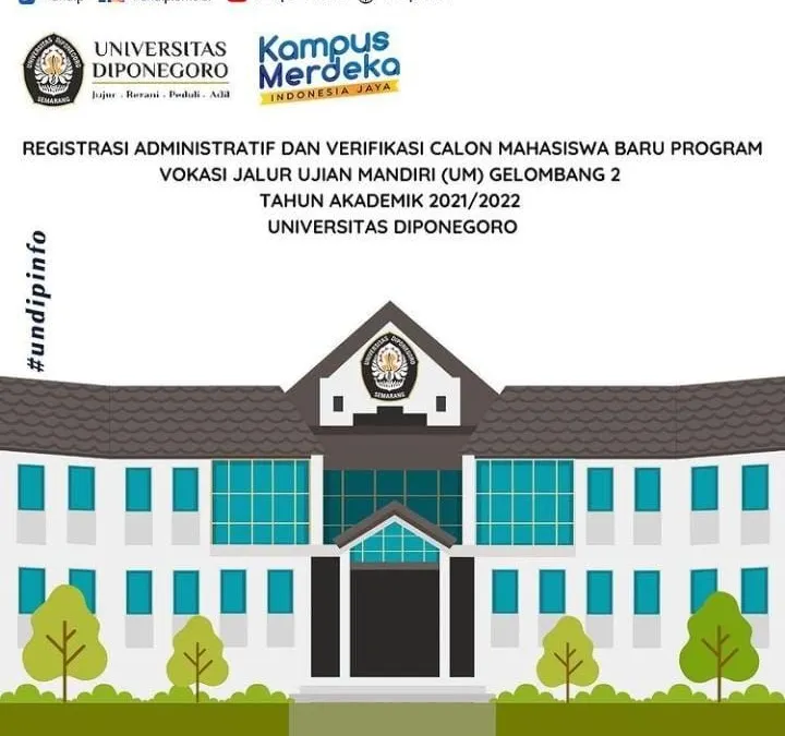 Biaya UKT Kuliah S1 Undip Semarang Jalur SNMPTN, SBMPTN dan Mandiri Terbaru 2022