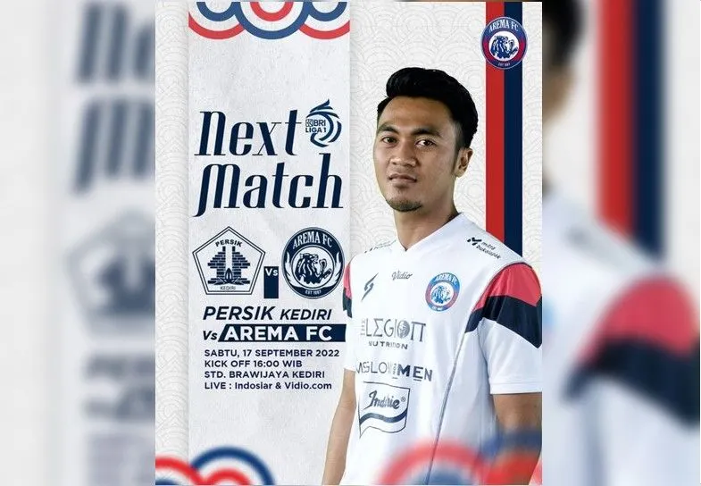 Nonton Siaran Langsung Bola Hari Ini Persik Kediri vs Arema FC BRI Liga 1