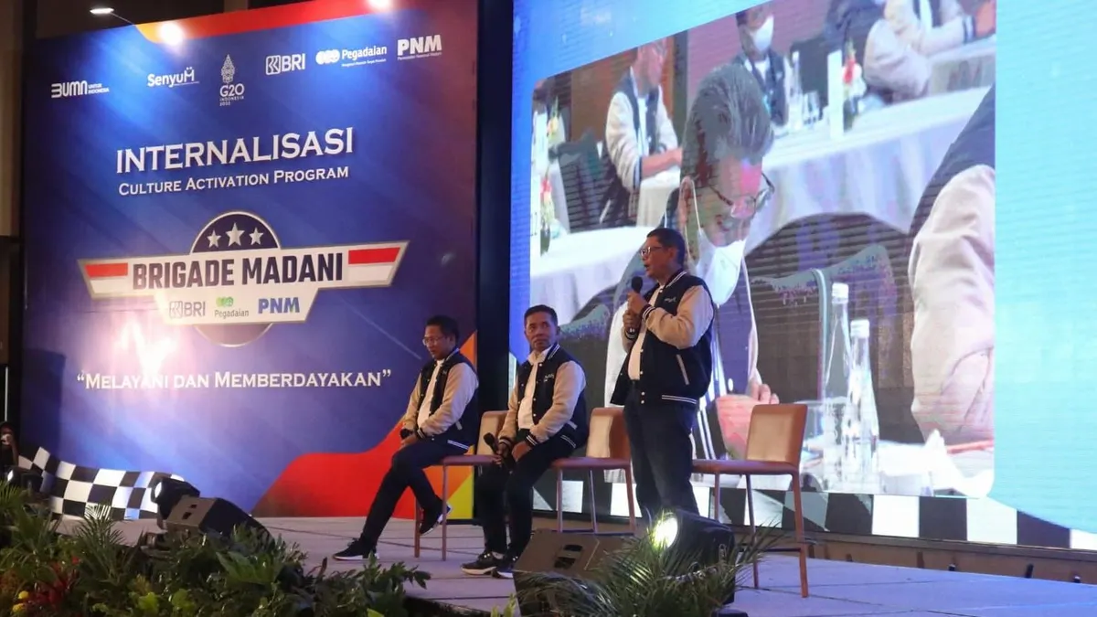 Pencitraan inklusi keuangan melalui Brigade Madani.