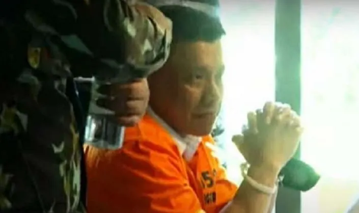 Ferdy Sambo saat rekonstruksi.
