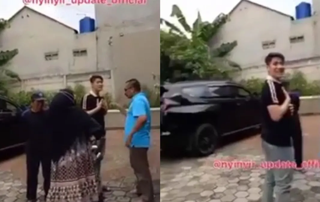 Rizky Billar cekcok dengan tetangga karena ia kedapatan ngebut di komplek. 