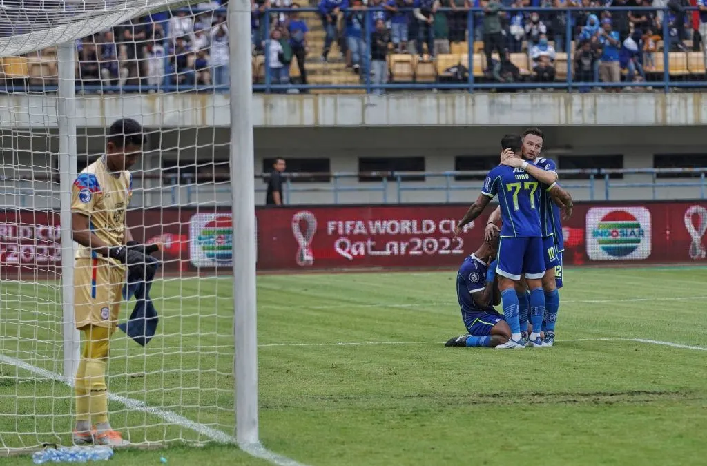 Pemain Persib Bandung berhasil bungkam RANS FC dalam laga lanjutan Liga 1 skor 2-1