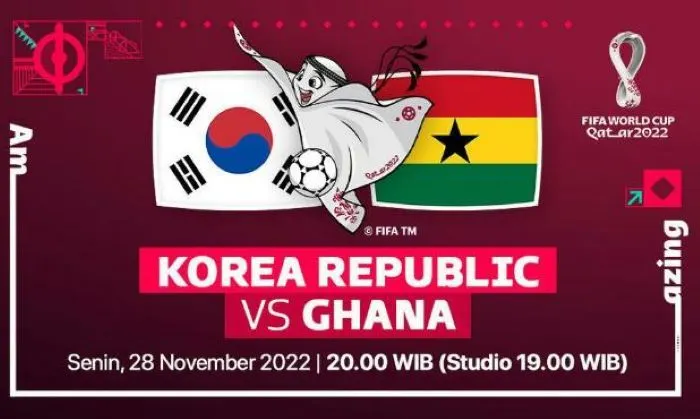 Nonton Siaran Langsung Piala Dunia 2022 Gratis Ghana vs Korea Selatan Malam Ini Kick Off Pukul 20.00 WIB