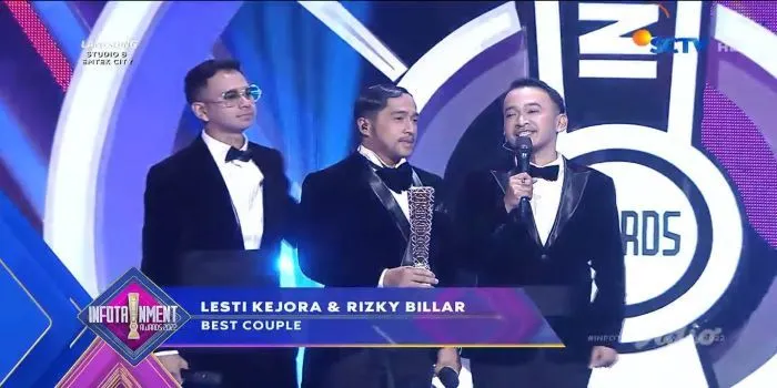Lesti Kejora dan Rizky Billar Raih Penghargaan Best Couple Infotainment Awards 2022 Di Tengah Isu KDRT / Twitter SCTV