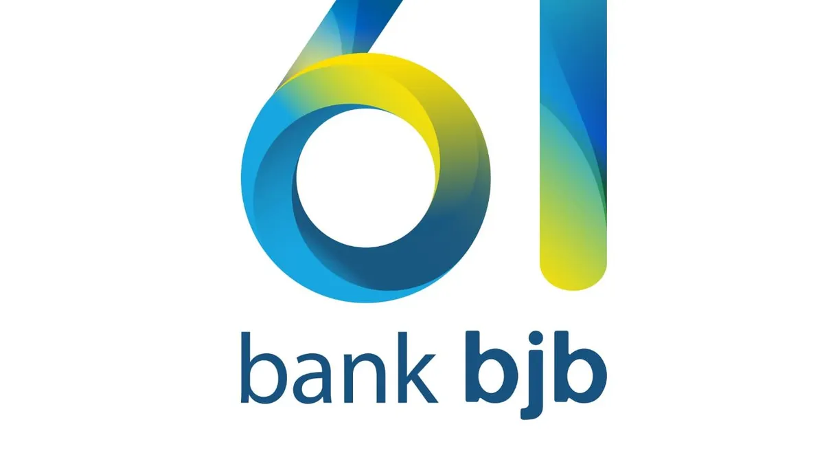 Logo 61 tahun bank bjb.