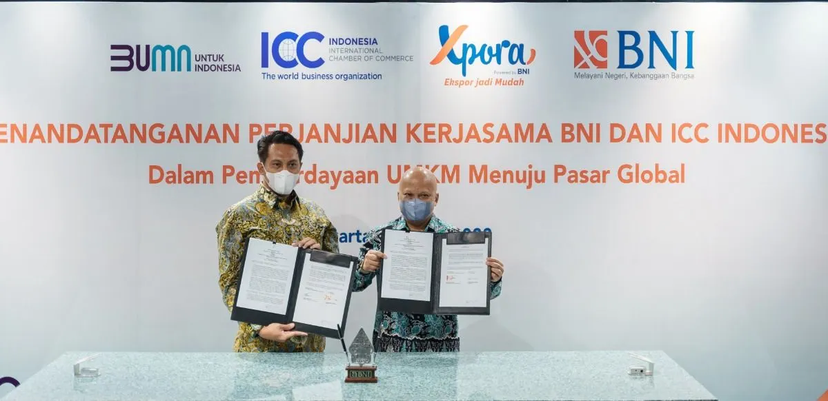 Dorong UMKM Go Global, BNI Xpora Gandeng ICC Indonesia