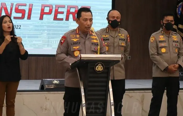 Kapolri Jenderal Listyo Sigit Prabowo.