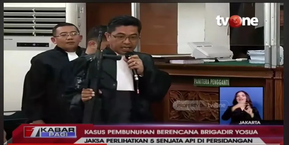 JPU Perlihatkan Bukti Senpi di Persidangan Kasus Pembunuhan Brigadir J, Apa Saja?
