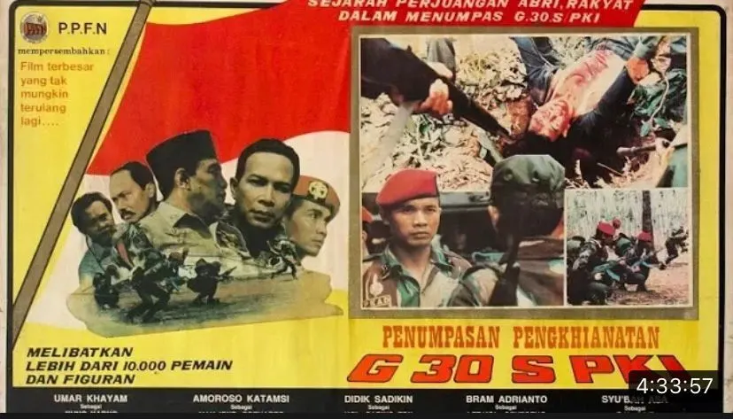 Sangat mudah, Film G30S PKI ini dapat diakses melalui YouTube (Sumber: YouTube/Hendra Ahya).