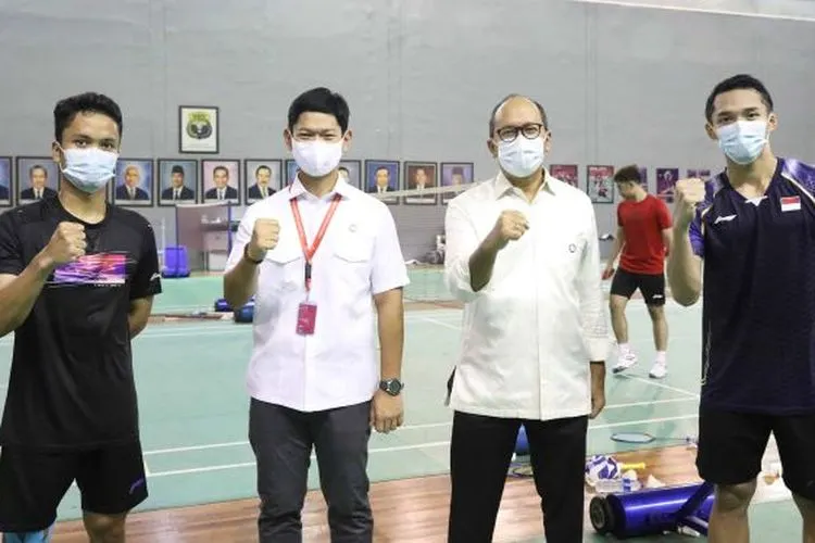 Kunjungi PBSI, NOC Ungkap Tim Indonesia Berangkat 7 Juli ke Olimpiade Tokyo/ dok PBSI