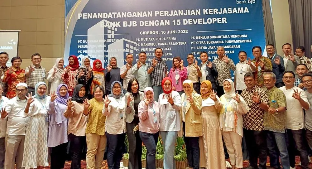 Penandatanganan perjanjian kerjasama developer dengan bank bjb.