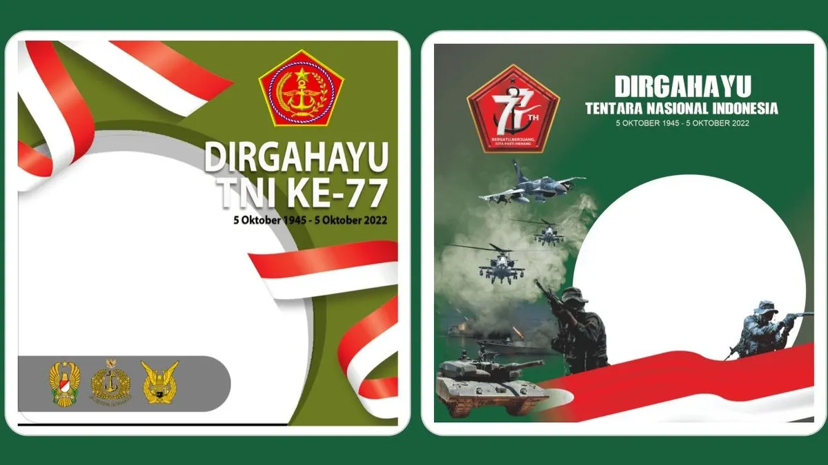 Link Twibbon HUT TNI 5 Oktober 2022, Cocok Sebagai Ucapan di Facebook dan Instagram