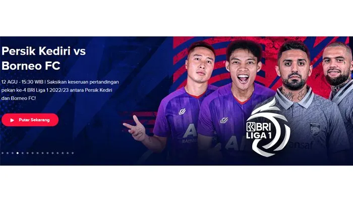 ink Live Streaming Indosiar Liga 1 Persik Kediri vs Borneo FC Jumat 12 Agustus 2022 Pukul 15.30 WIB