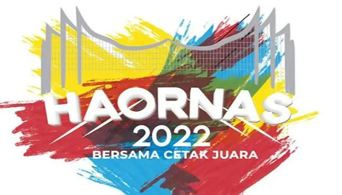 Logo Hari Olahraga Nasional 2022.