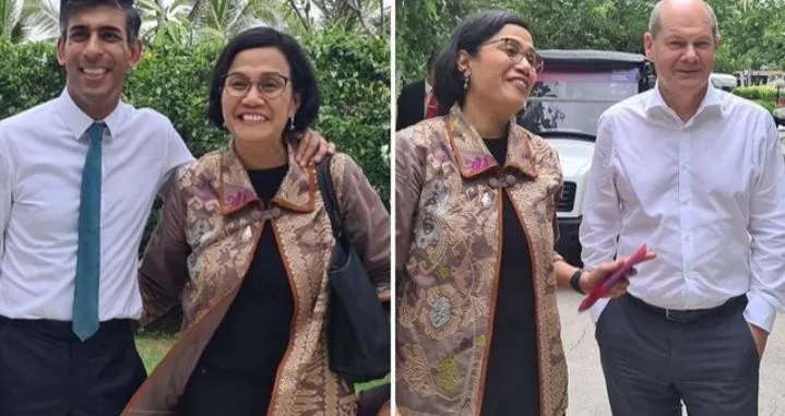 Sri Mulyani Didorong Maju Pilpres 2024, Usai Potret Bersama Kepala Pemerintah Inggris dan Jerman di KTT G20 Bali, Ini Alasannya (Instagram @smindrawati)