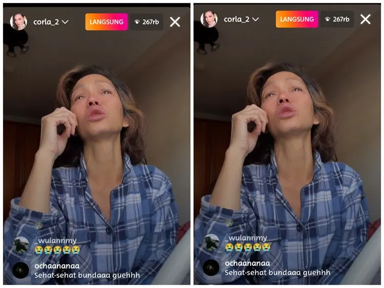 Bunda Corla live Instagram Jumat, 21 Oktober 2022