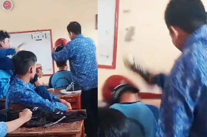 Detik-detik pelaku bullying di SMP Plus Baiturrahman Kota Bandung 