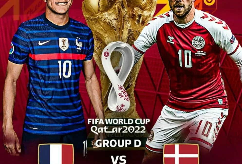 Nonton Siaran Langsung Prancis vs Denmark di Piala Dunia 2022 Qatar, Kick Off Jam 23.00 WIB, Gratis di Sini!