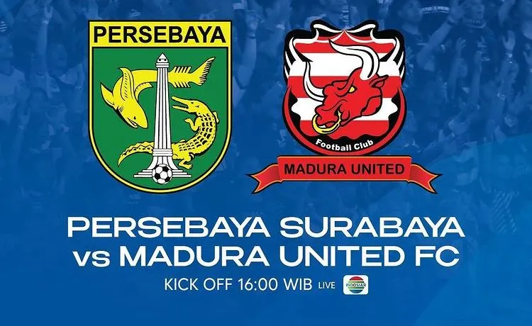 Persebaya vs Madura United dalam ajang Liga 1, Ahad, 14 Agustus 2022.