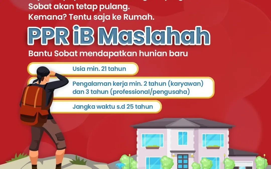 PPR iB Maslahah bank bjb syariah Wujudkan Mimpi Milenial Punya Rumah di Usia Muda. (instagram@bankbjbsyariah)