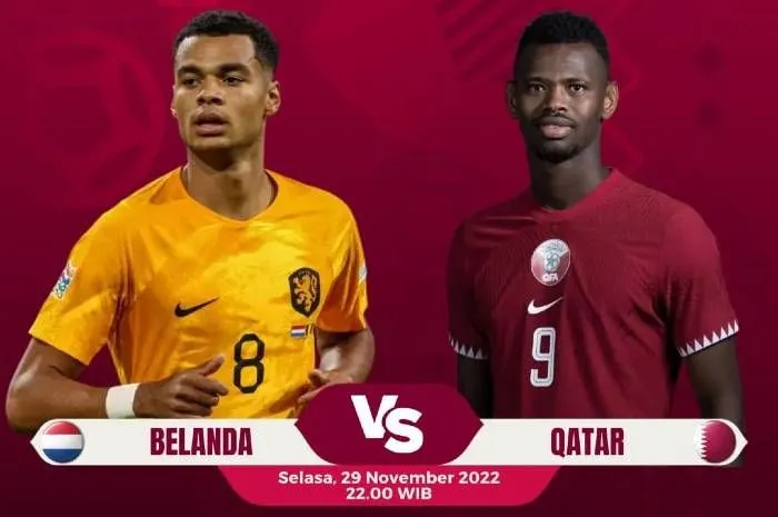 Nonton Siaran Langsung Belanda vs Qatar Piala Dunia 2022 Malam Ini Kick Off Pukul 22.00 WIB, Tonton di Sini!