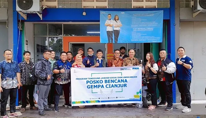 PNM Berikan Bantuan untuk Korban Bencana Gempa Bumi di Cianjur