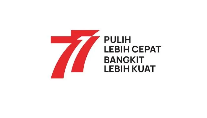 Logo HUT ke 77 RI Kemerdekaan Indonesia