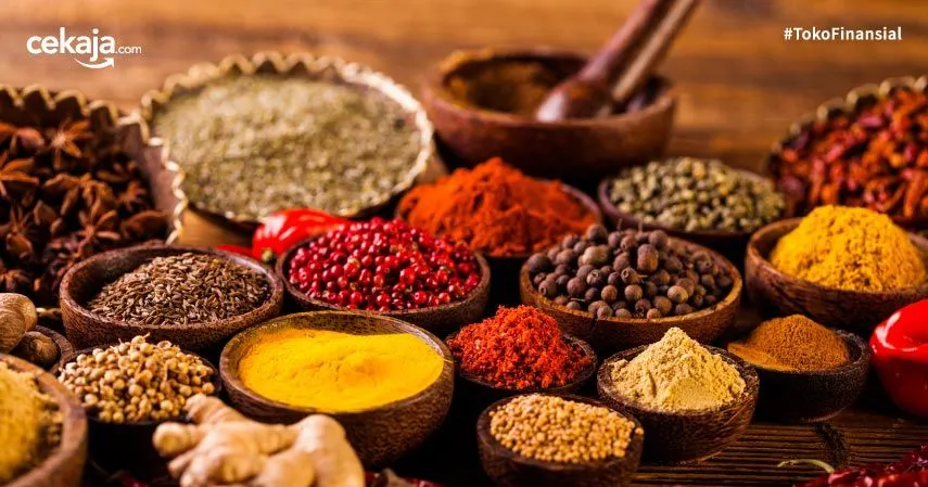  rempah dan bumbu tradisional Indonesia yang sangat beragam. (Foto: cekaja.com)