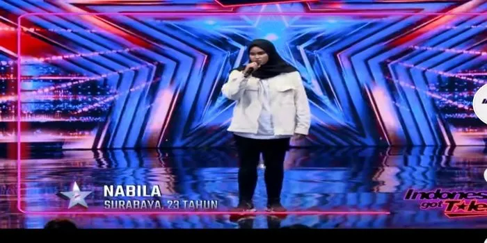 Nabila, penyanyi yang suaranya mirip laki-lak dan viral di TikTok ikuti Indonesia's Got Talents /tangkap layar TikTok