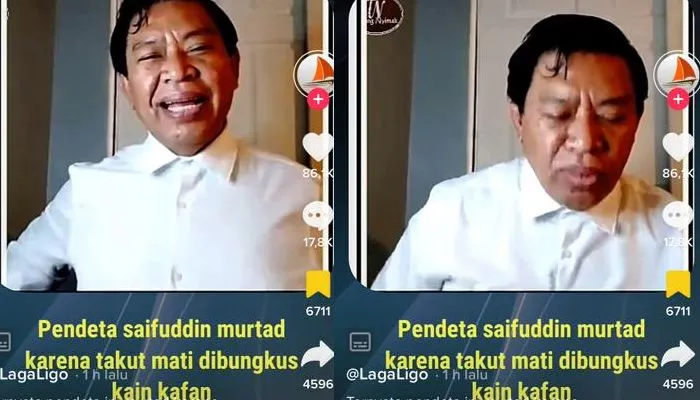 Viral Pendeta Saifuddin Ibrahim Ungkap Alasan Pindah Keyakinan, Takut Dikafani saat Meninggal Dunia
