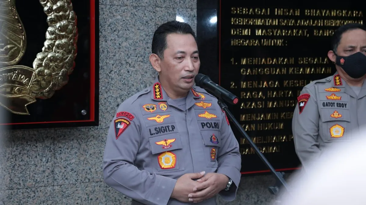 Kapolri Jenderal Listyo Sigit Prabowo