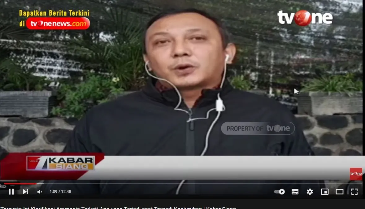 Aremania Dadang Indarto Klarifikasi Tidak Ada Penyerangan Terhadap Pemain Persebaya Seperti Kabar yang Beredar