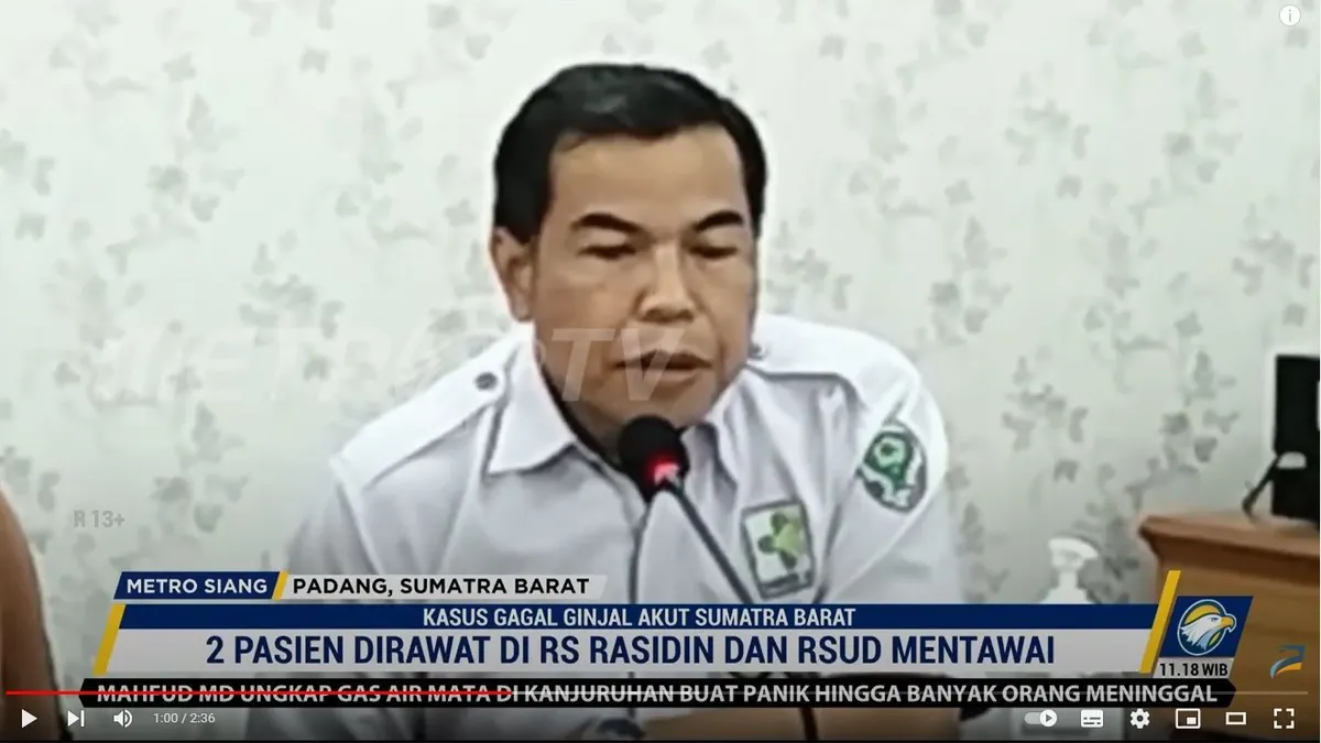 12 Anak Pasien Gagal Ginjal RSUP M Djamil Padang Meninggal Dunia, Tertinggi Dibanding Daerah Lain