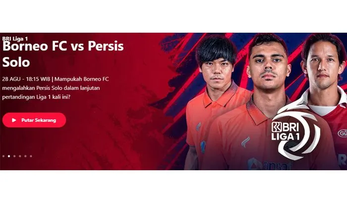 Link Live Streaming Bola Borneo FC vs Persis Solo BRI Liga 1