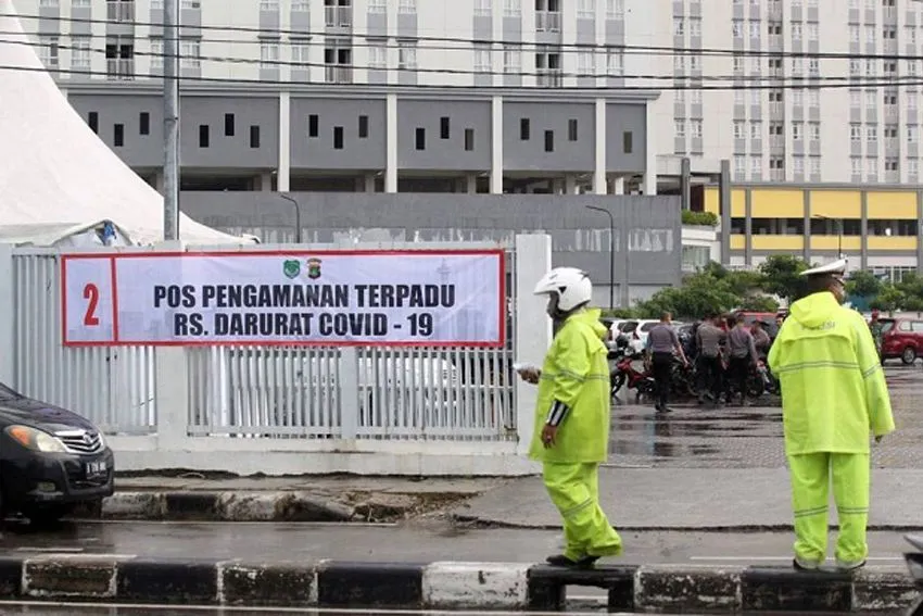 Pasien Covid-19 di RSDC Wisma Atlet Kemayoran bertambah.