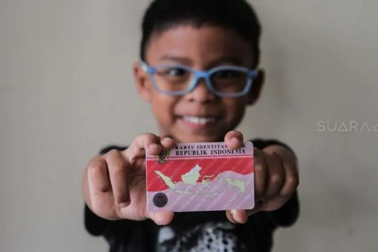 Ilustrasi Kartu Identitas Anak (suara.com)