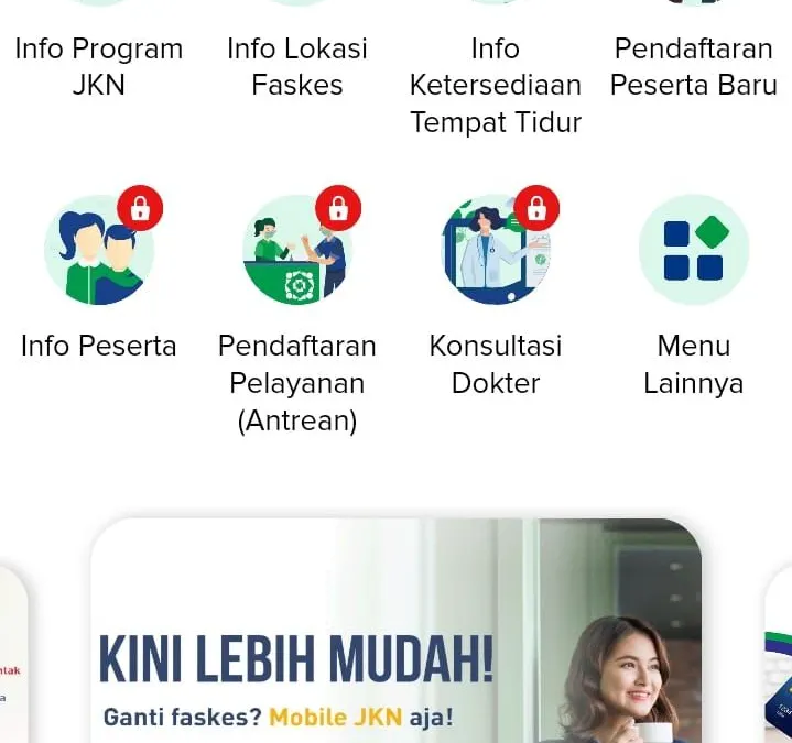 tangkap layar aplikasi JKN untuk mendaftar BPJS Kesehatan