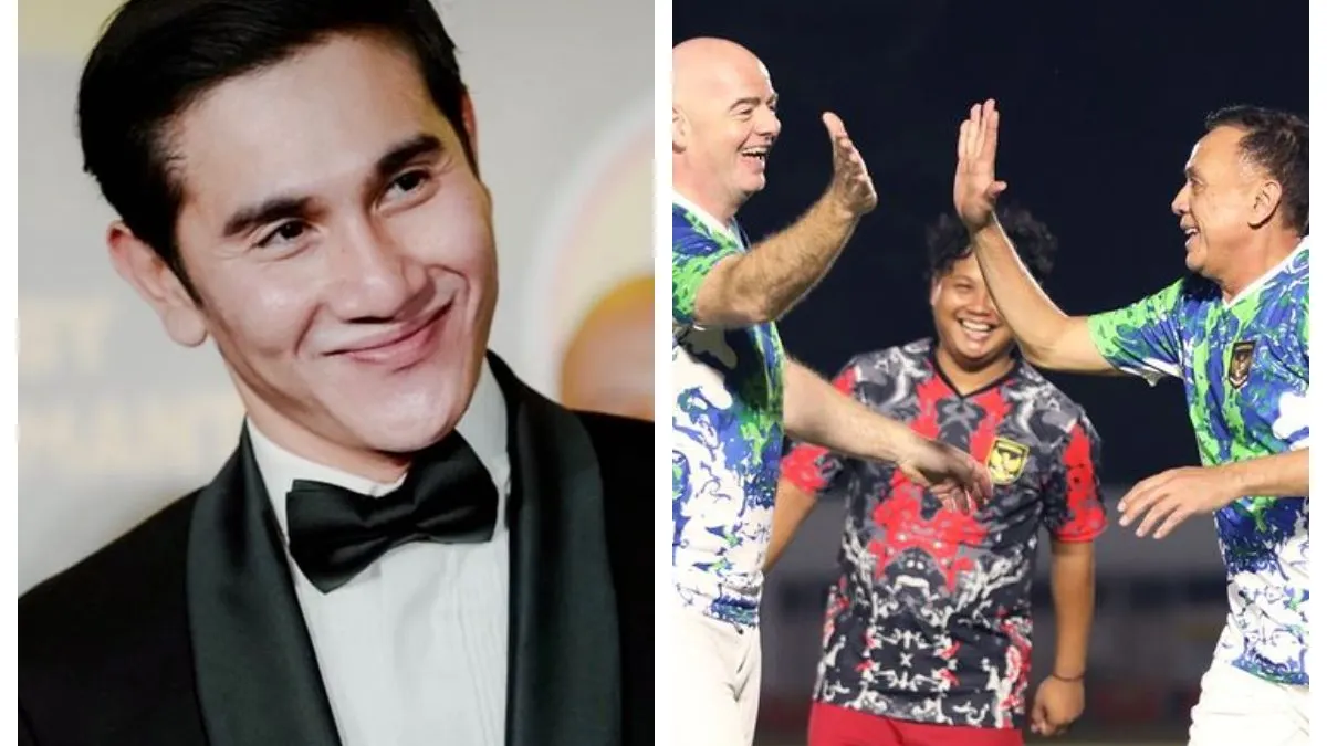Vino G Bastian komentari Iwan Bule dan Presiden FIFA main bola bareng.