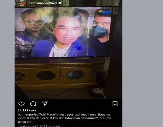 Tanggapan Hotman Paris Terhadap Pengacara Hotma Sitompul yang Ingin Damaikan Rizky Billar dengan Lesti Kejora