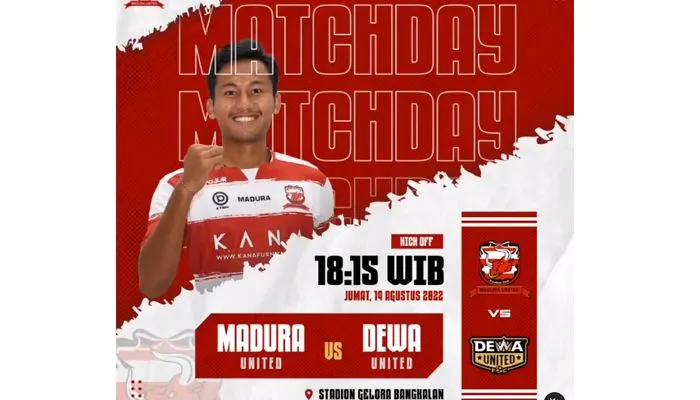Siaran Langsung Madura United vs Dewa United Liga 1
