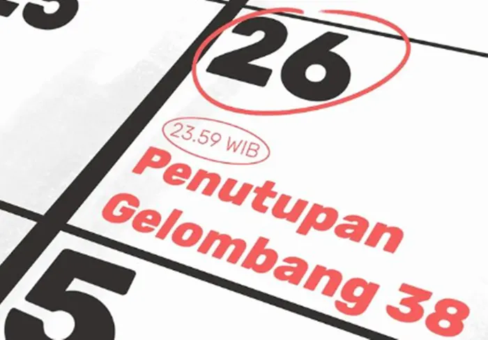 Penyelenggara kartu prakerja sudah menutup pendaftaran pada Kartu Prakerja Gelombang 38. 