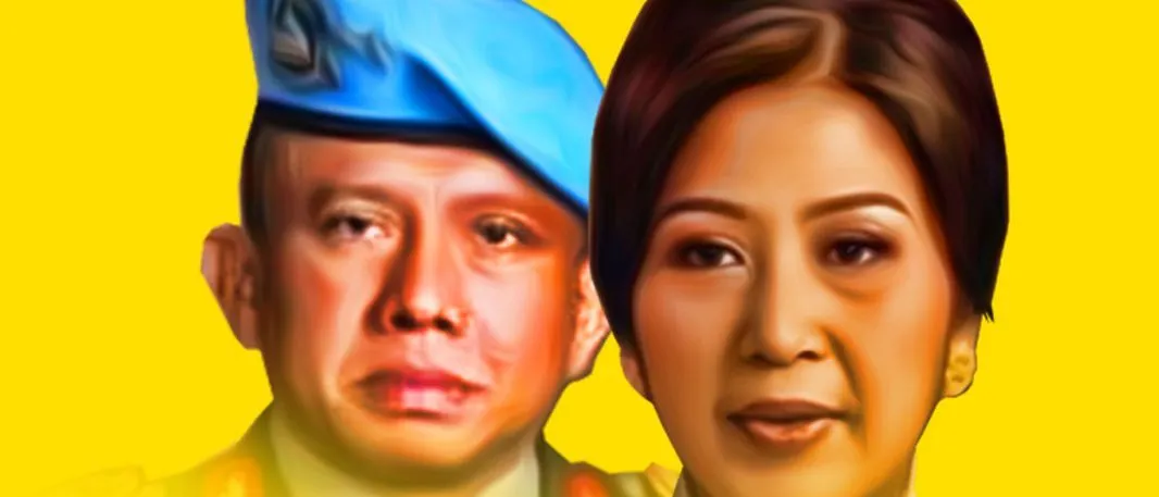 Ferdy Sambo dan istrinya Putri Candrawathi